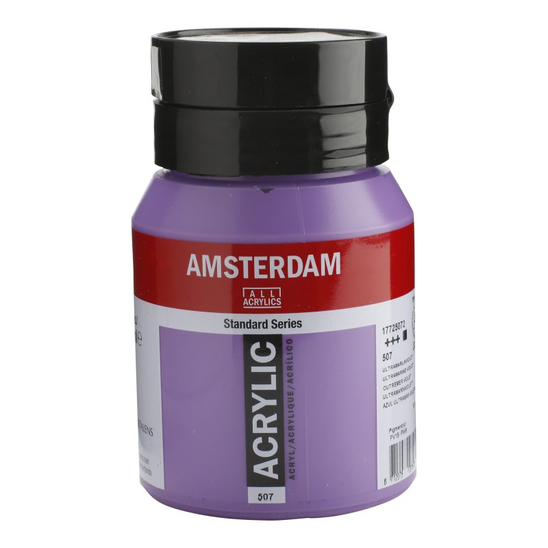 Tinta Acrílica Amsterdam 500ml 507 Utramarine violet