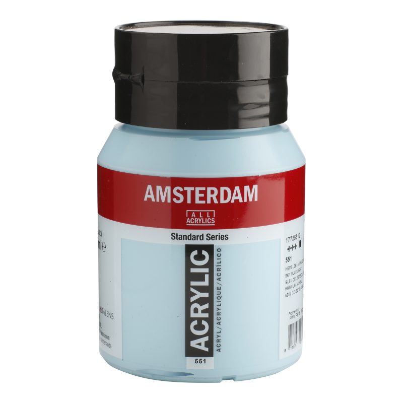 Tinta Acrílica Amsterdam 500ml 551 Sky blue L