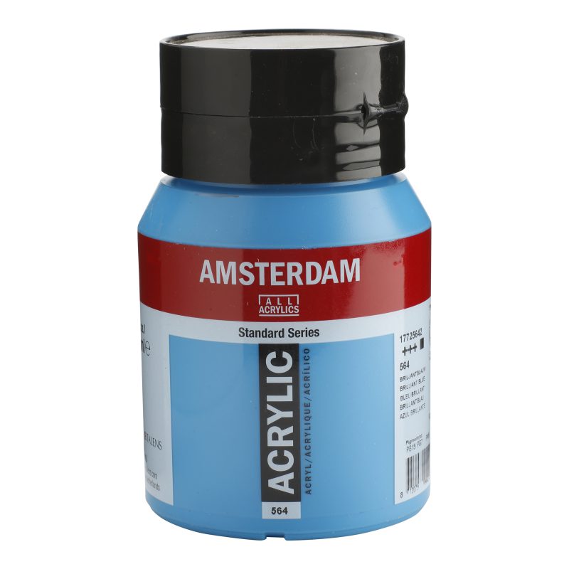 Tinta Acrílica Amsterdam 500ml 564 Brilliant blue