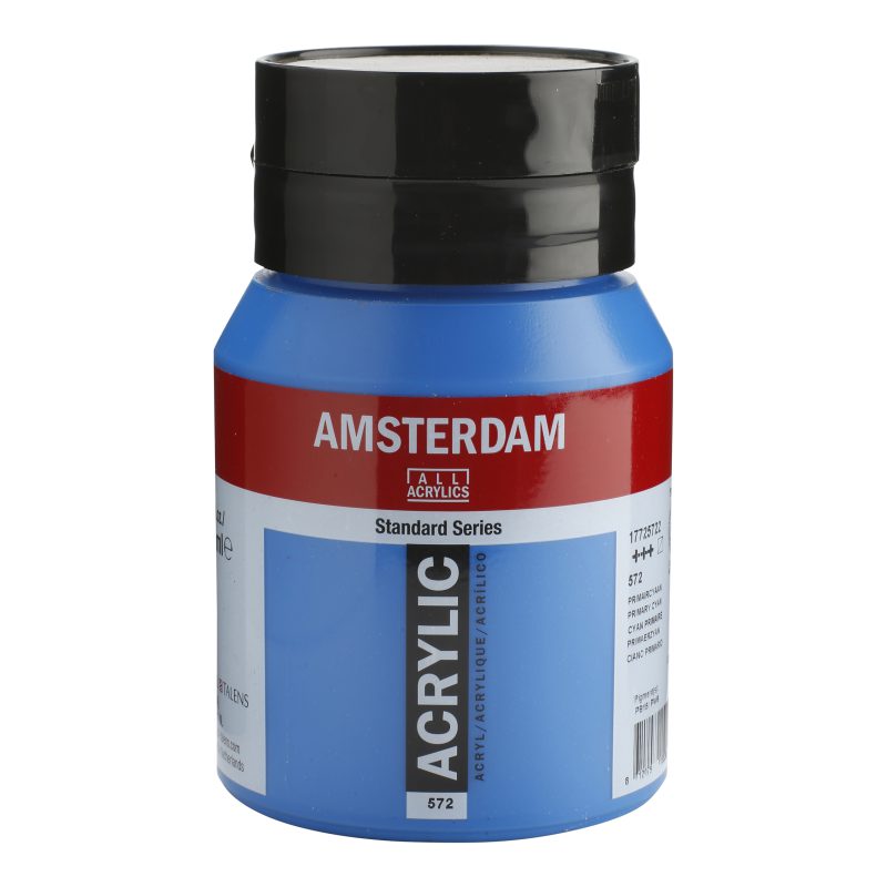 Tinta Acrílica Amsterdam 500ml 572 Primary cyan