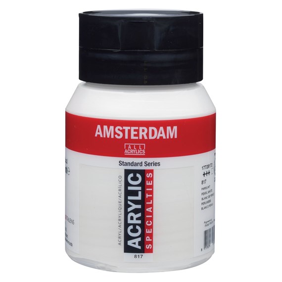 Tinta Acrílica Amsterdam 500ml 817 Pearl white