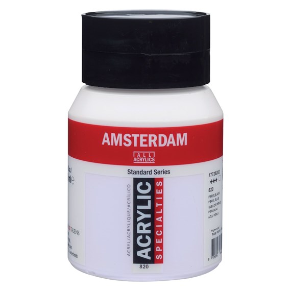 Tinta Acrílica Amsterdam 500ml 820 Pearl blue