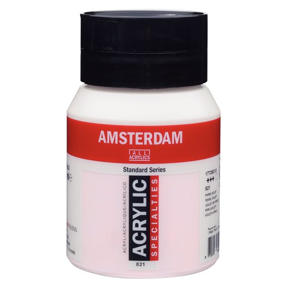 Tinta Acrílica Amsterdam 500ml 821 Pearl violet