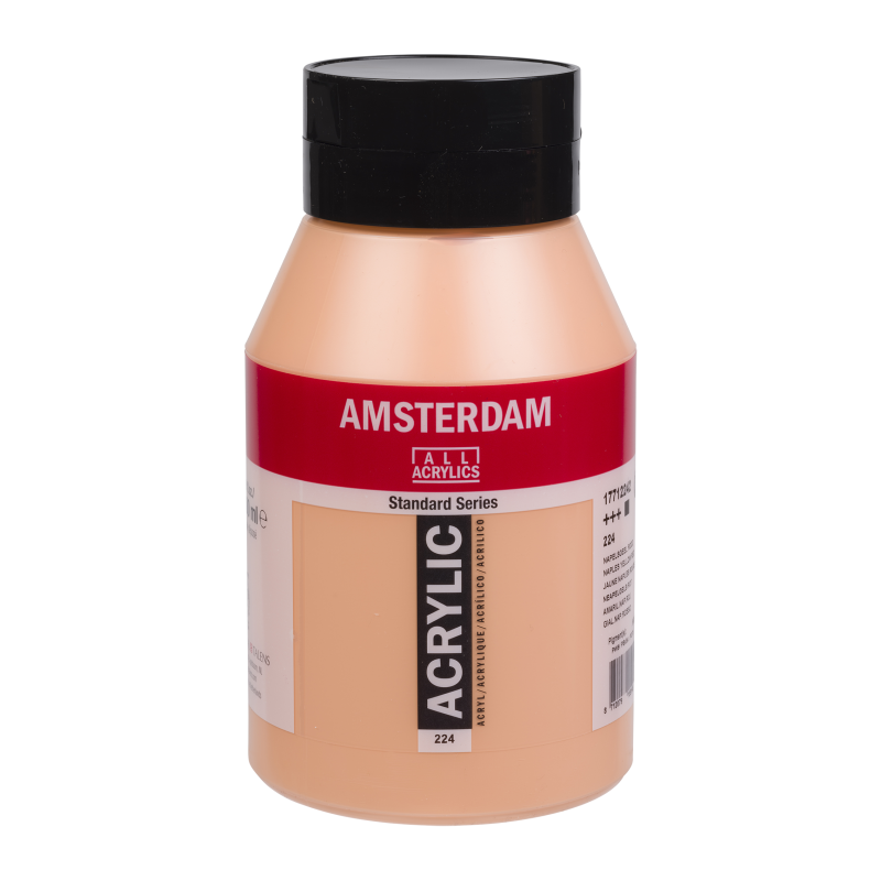 Tinta Acrílica Amsterdam 1 litro 224 Naples Yellow Red