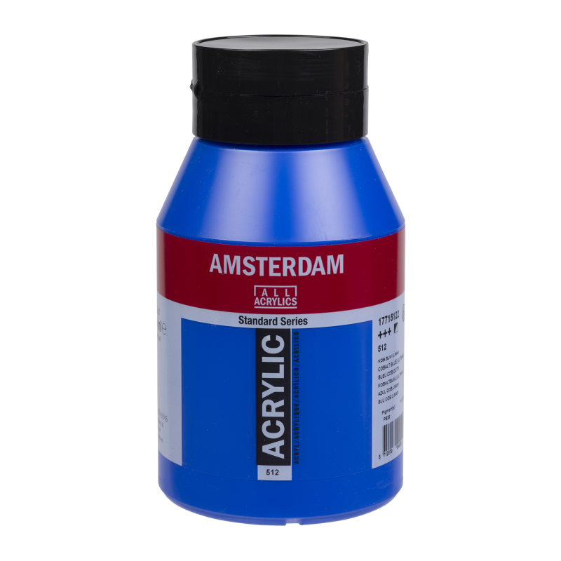 Tinta Acrílica Amsterdam 1 litro 512 Cobalt blue (ultramarine)