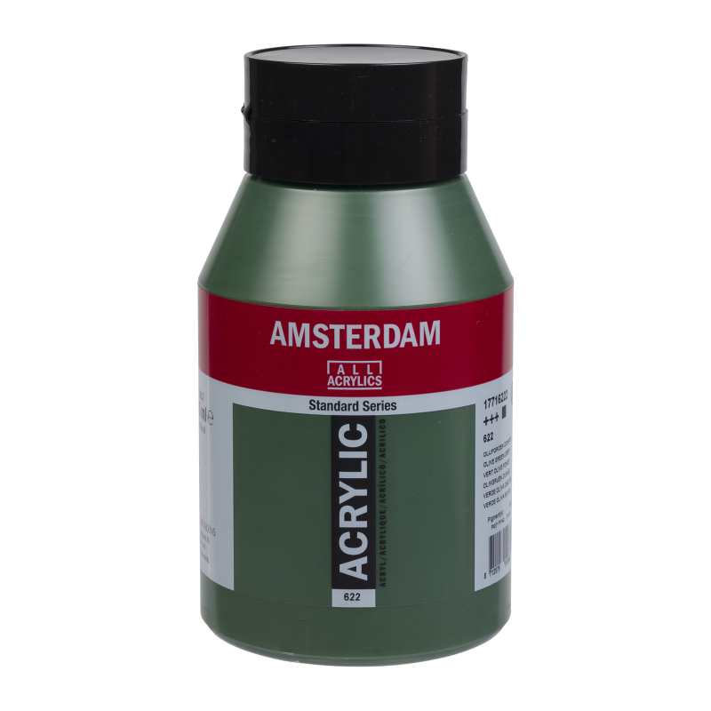 Tinta Acrílica Amsterdam 1 litro 622 Olive green deep
