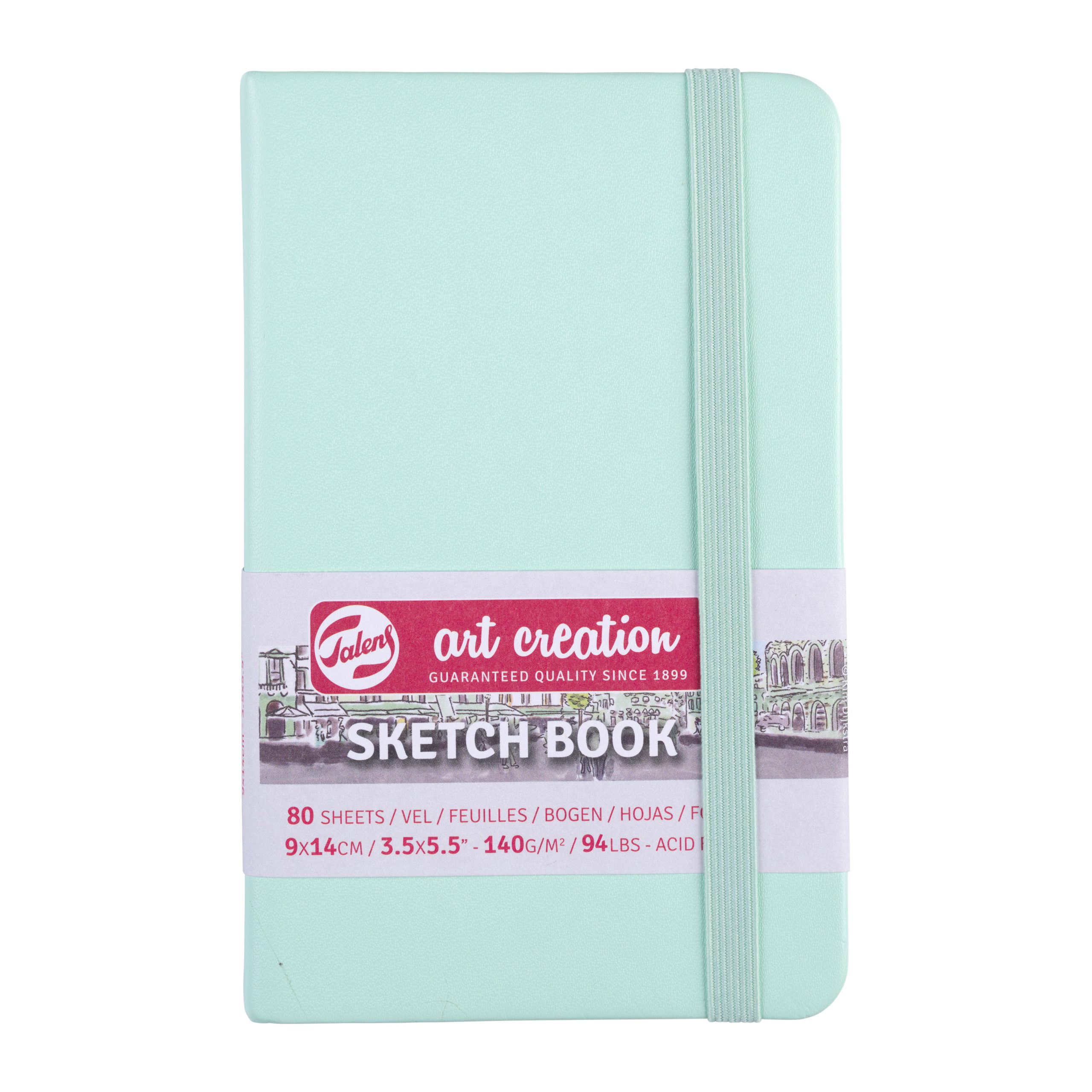 Sketchbook Talens Art Creation 9X14cm 140g 80fls Fresh Mint