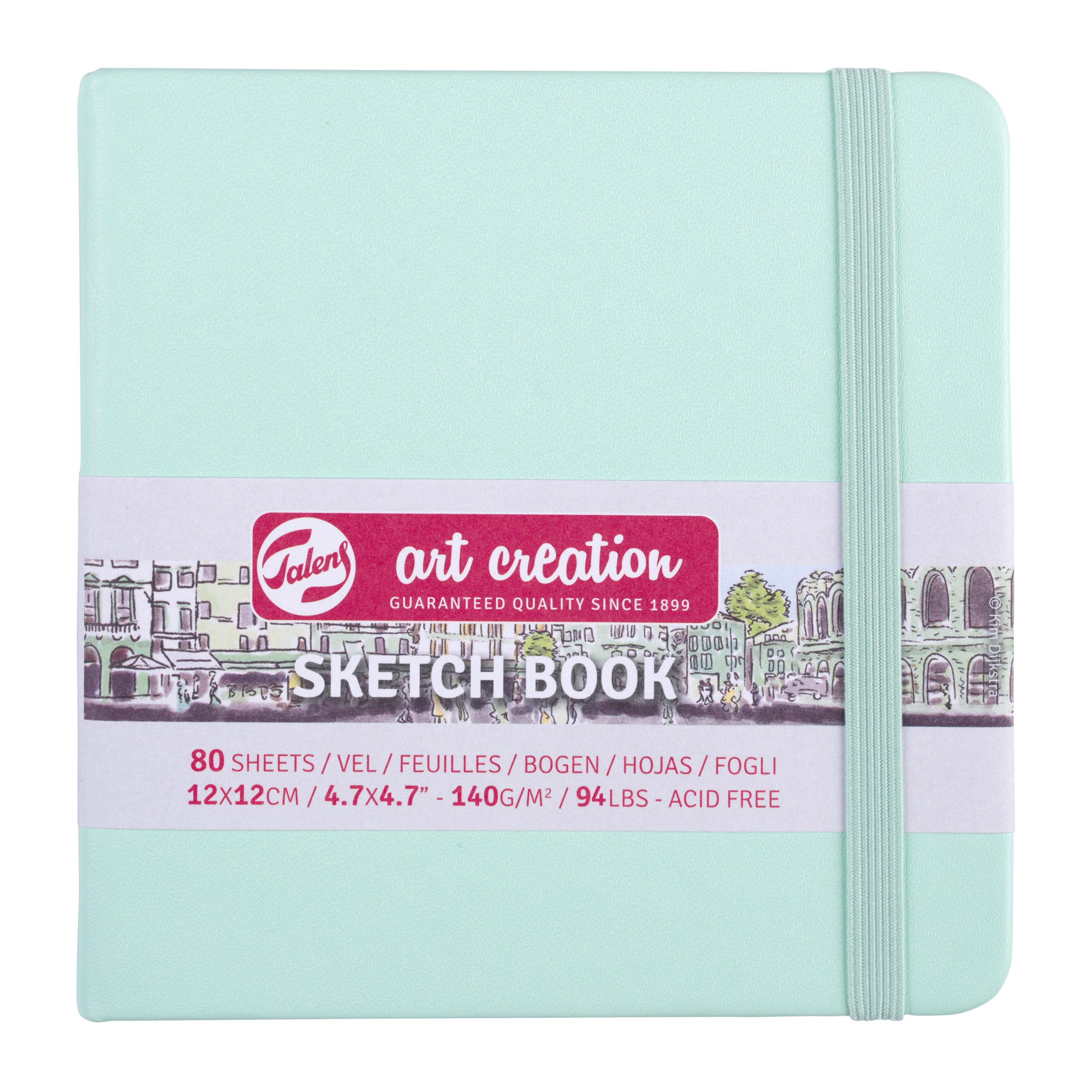Sketchbook Talens Art Creation 12X12cm 140g 80fls FRESH MINT