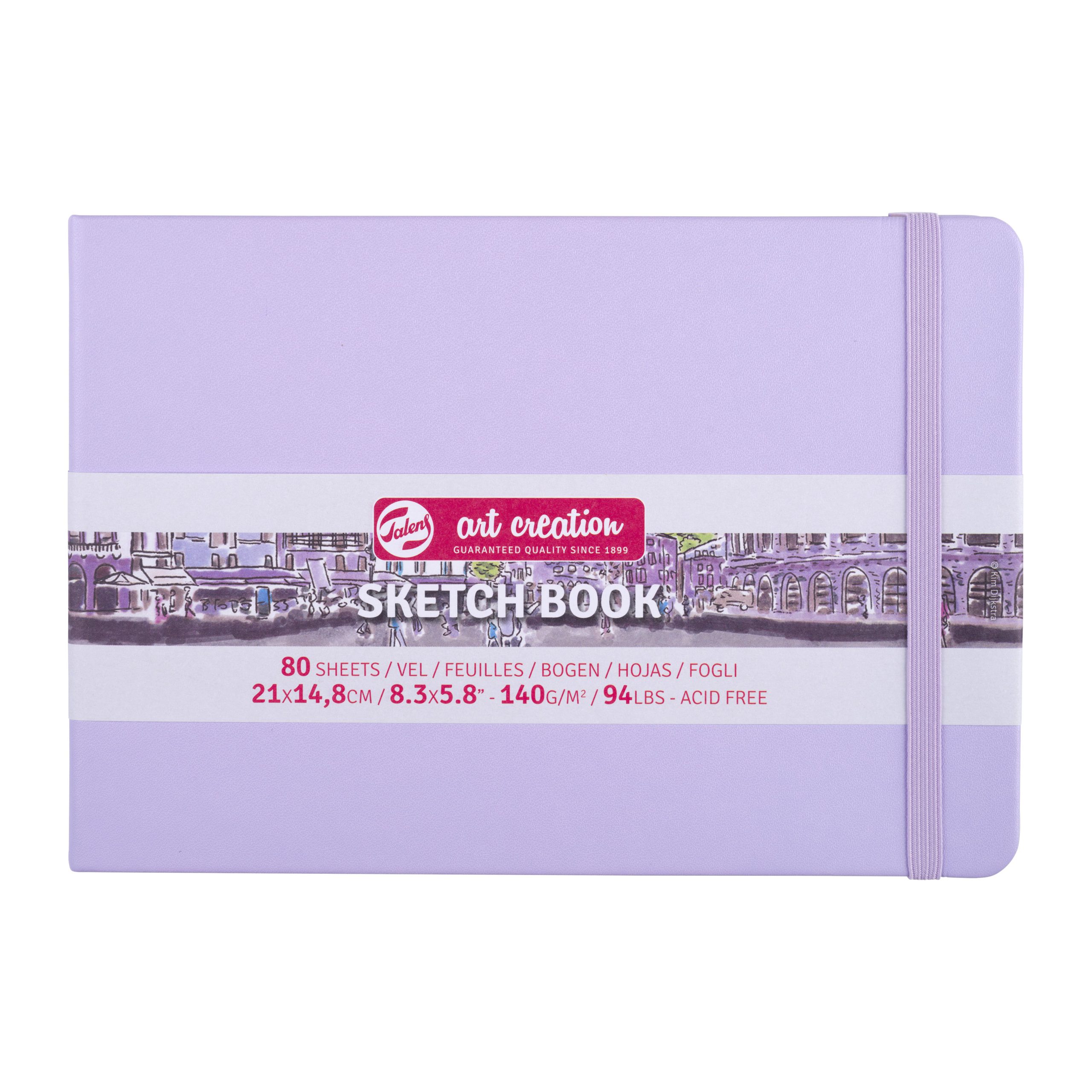 Sketchbook Talens Art Creation 21X15cm 140g 80fls Pastel Violet