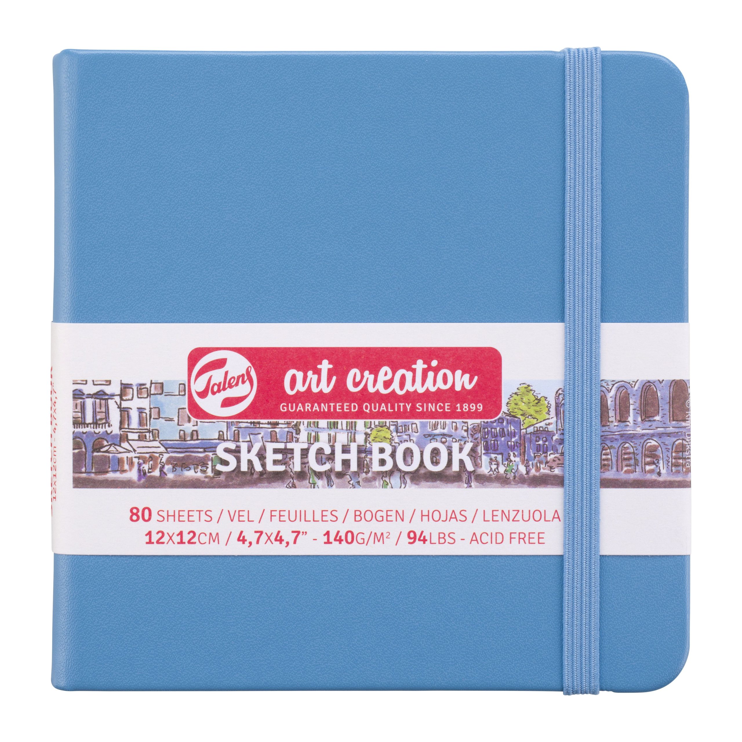 Sketchbook Talens Art Creation 12X12cm 140g 80fls LT Blue