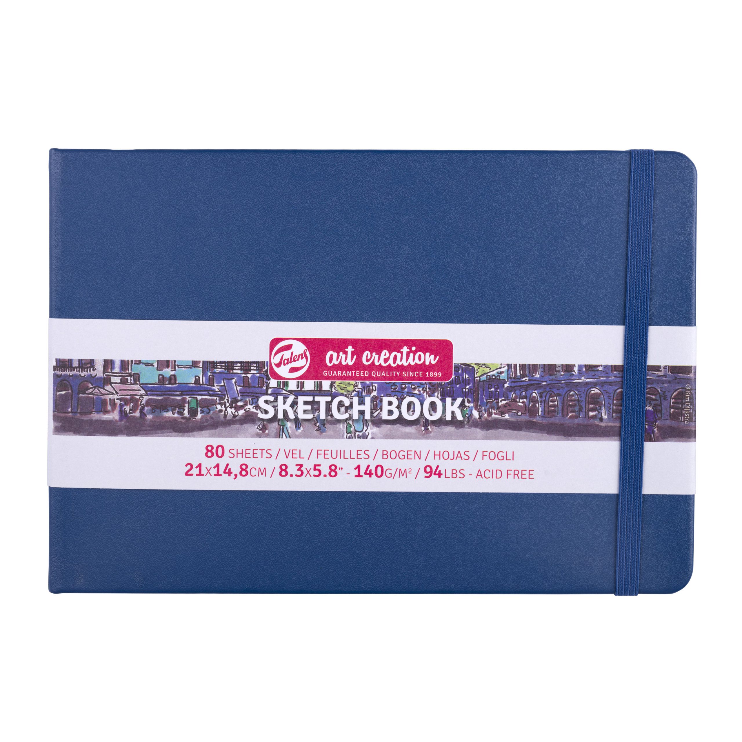 Sketchbook Talens Art Creation 21X15cm 140g 80fls Navy Blue