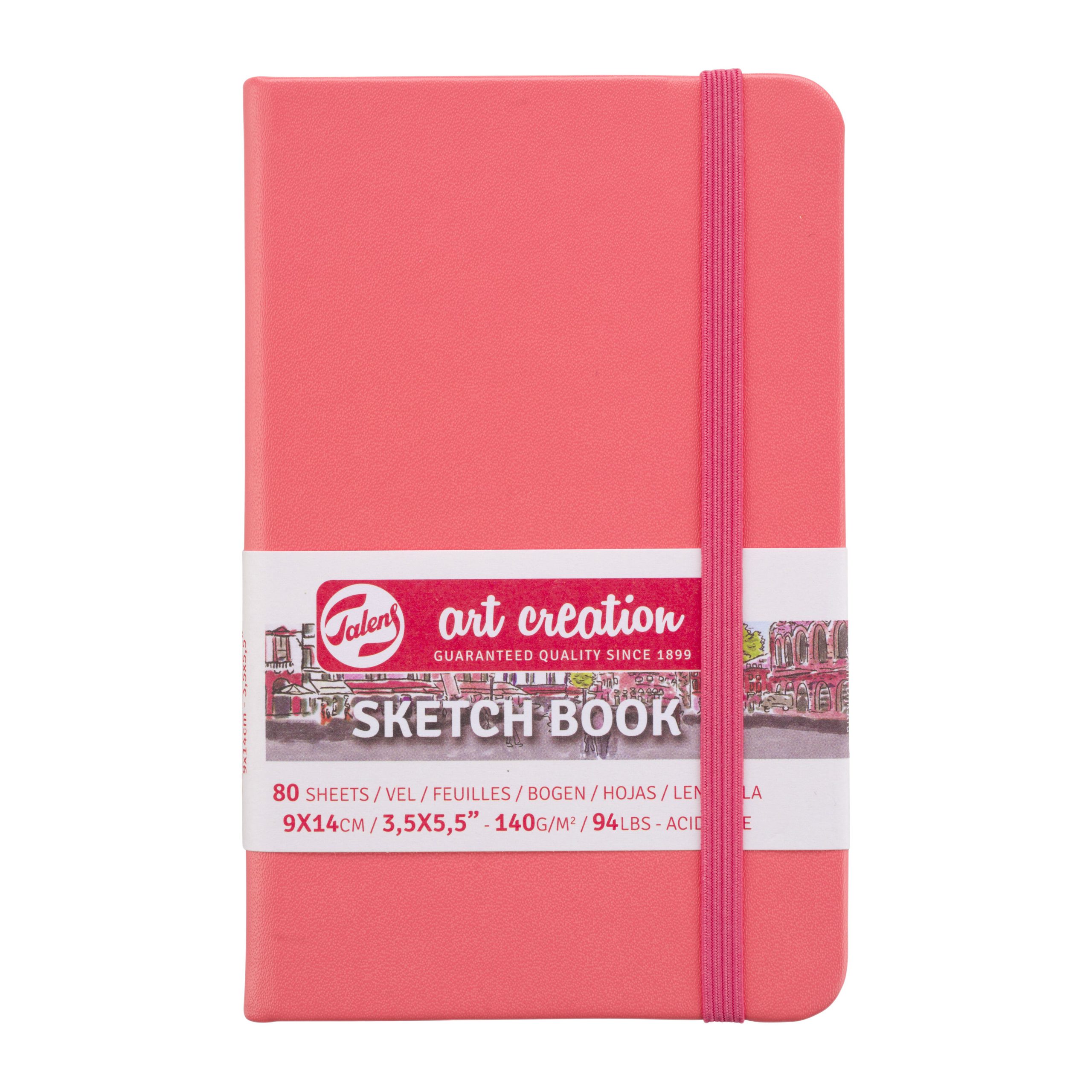 Sketchbook Talens Art Creation 9X14cm 140g 80fls Coral