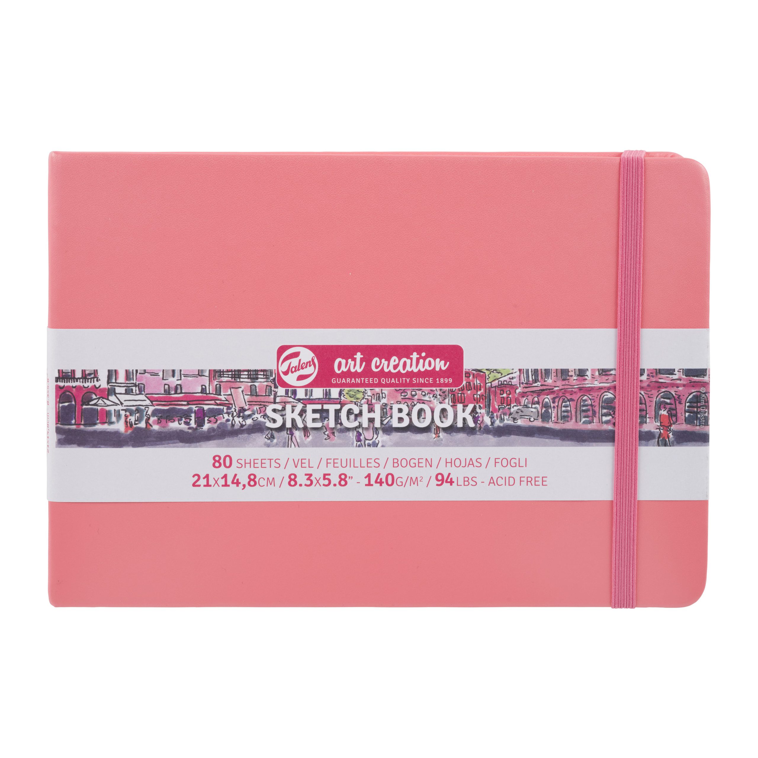 Sketchbook Talens Art Creation 21X15cm 140g 80fls Coral